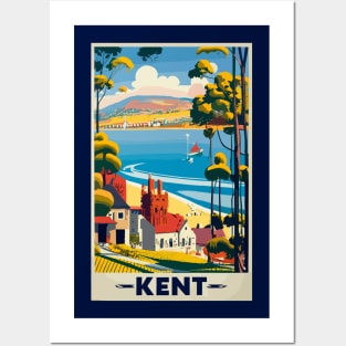 A Vintage Travel Art of Kent - England Posters and Art